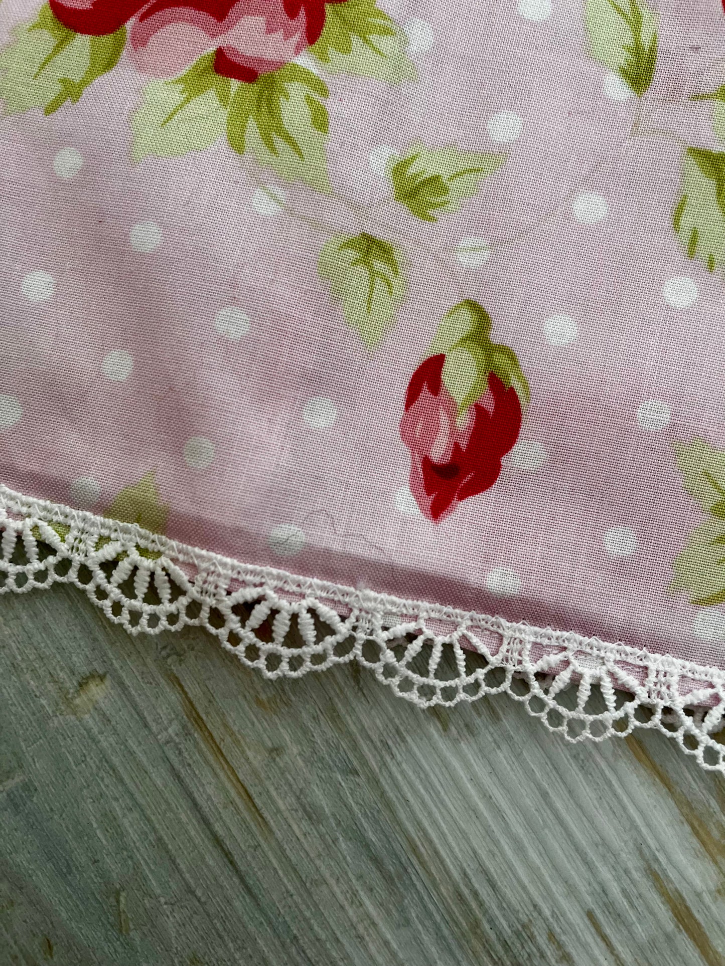 Dolls Rose-Print Cotton Dress