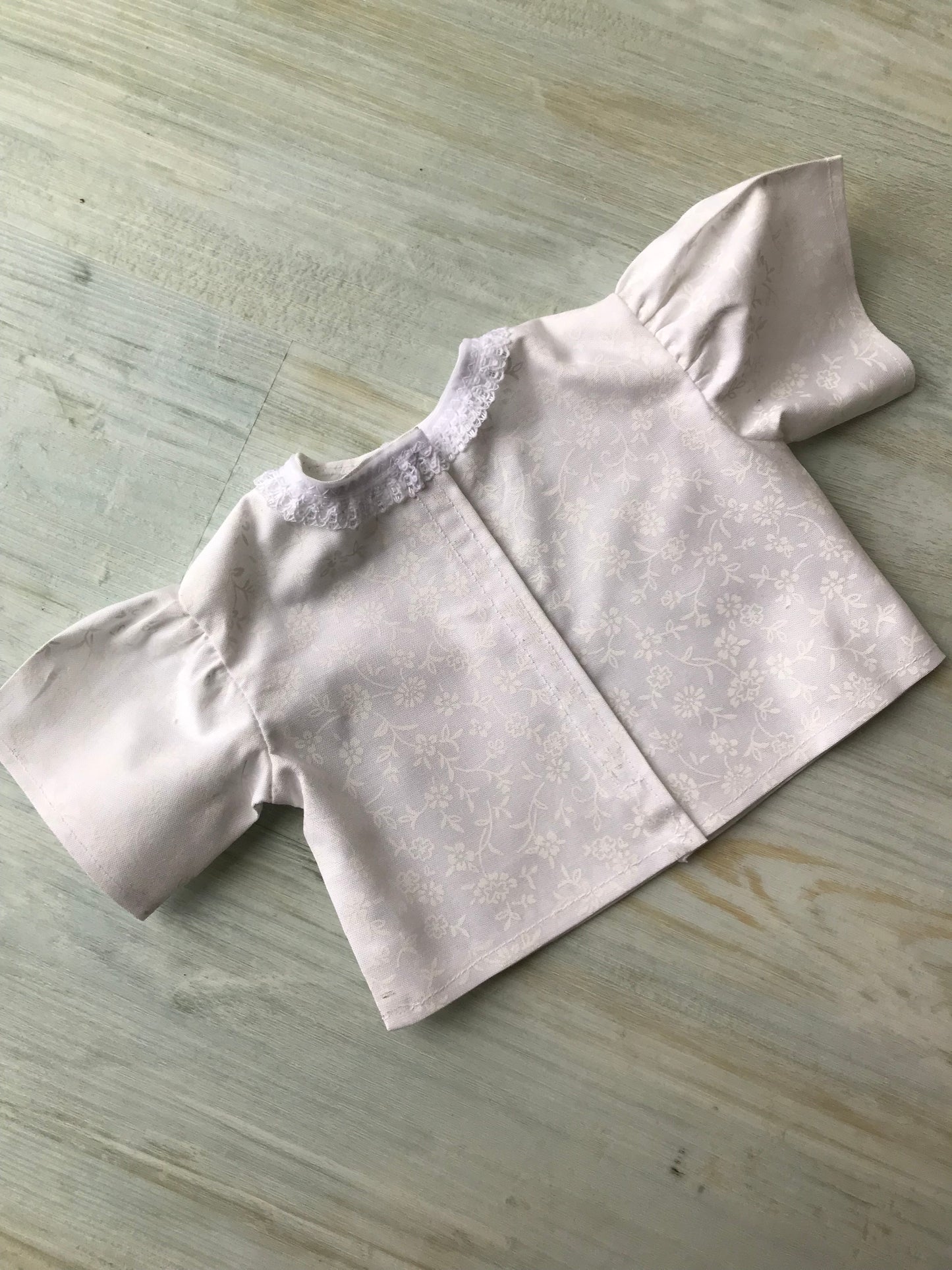 Dolls Pinafore and Blouse Set