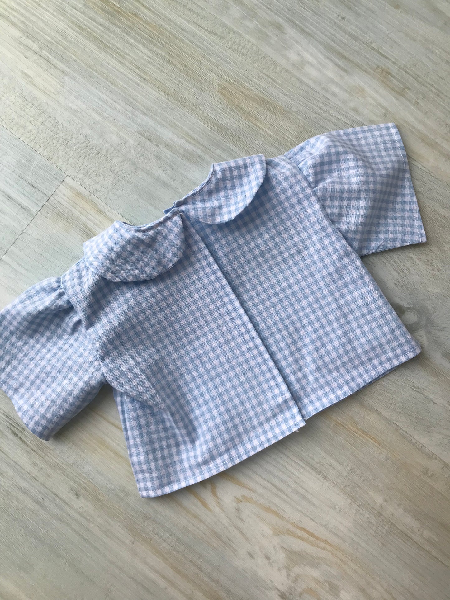 Dolls Dungarees and Blouse Set