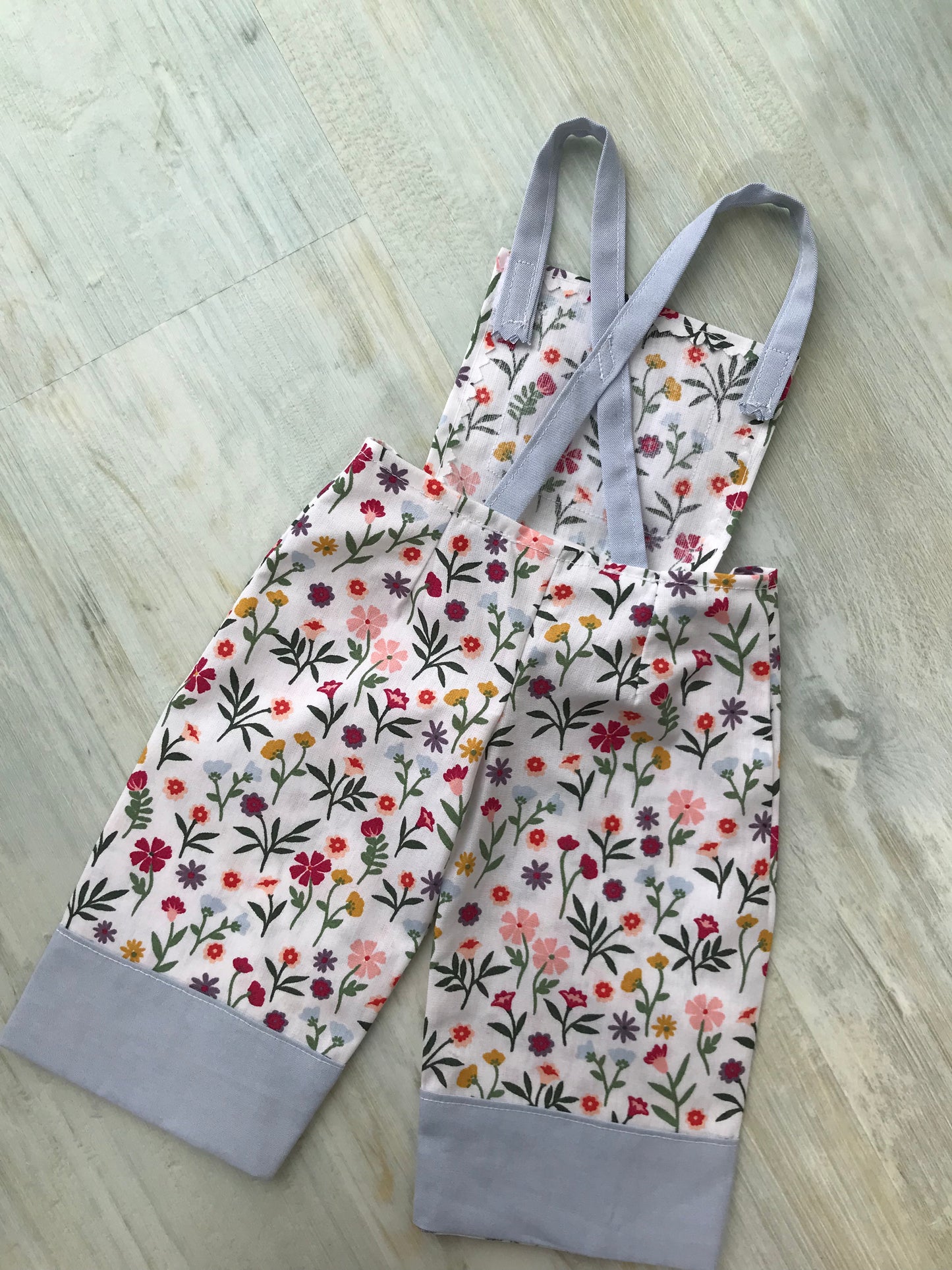 Dolls Dungarees and Blouse Set