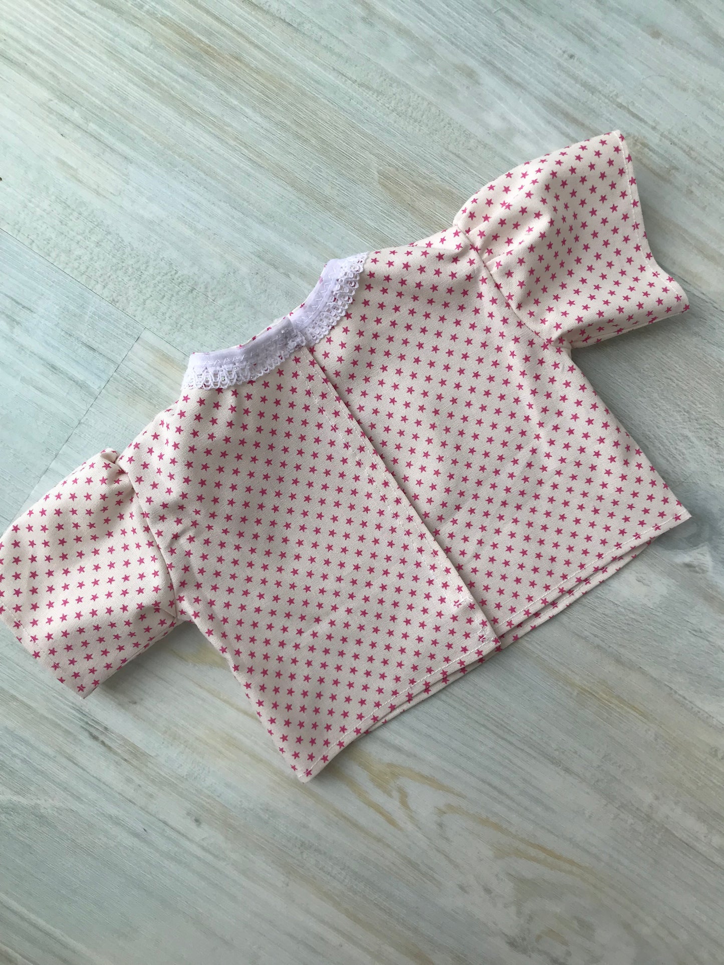 Dolls Blouse, Pinafore, and Skirt Set