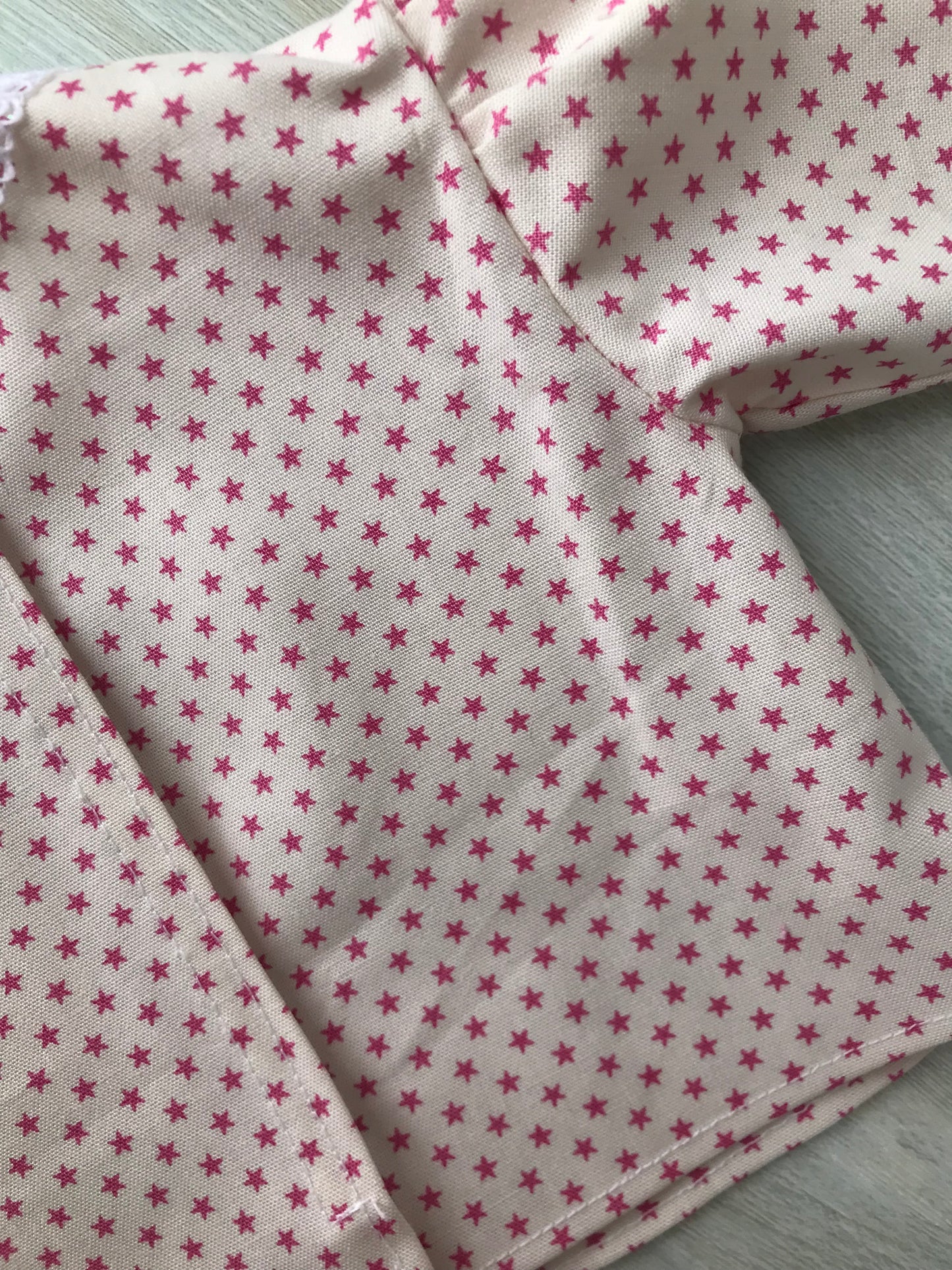 Dolls Blouse, Pinafore, and Skirt Set