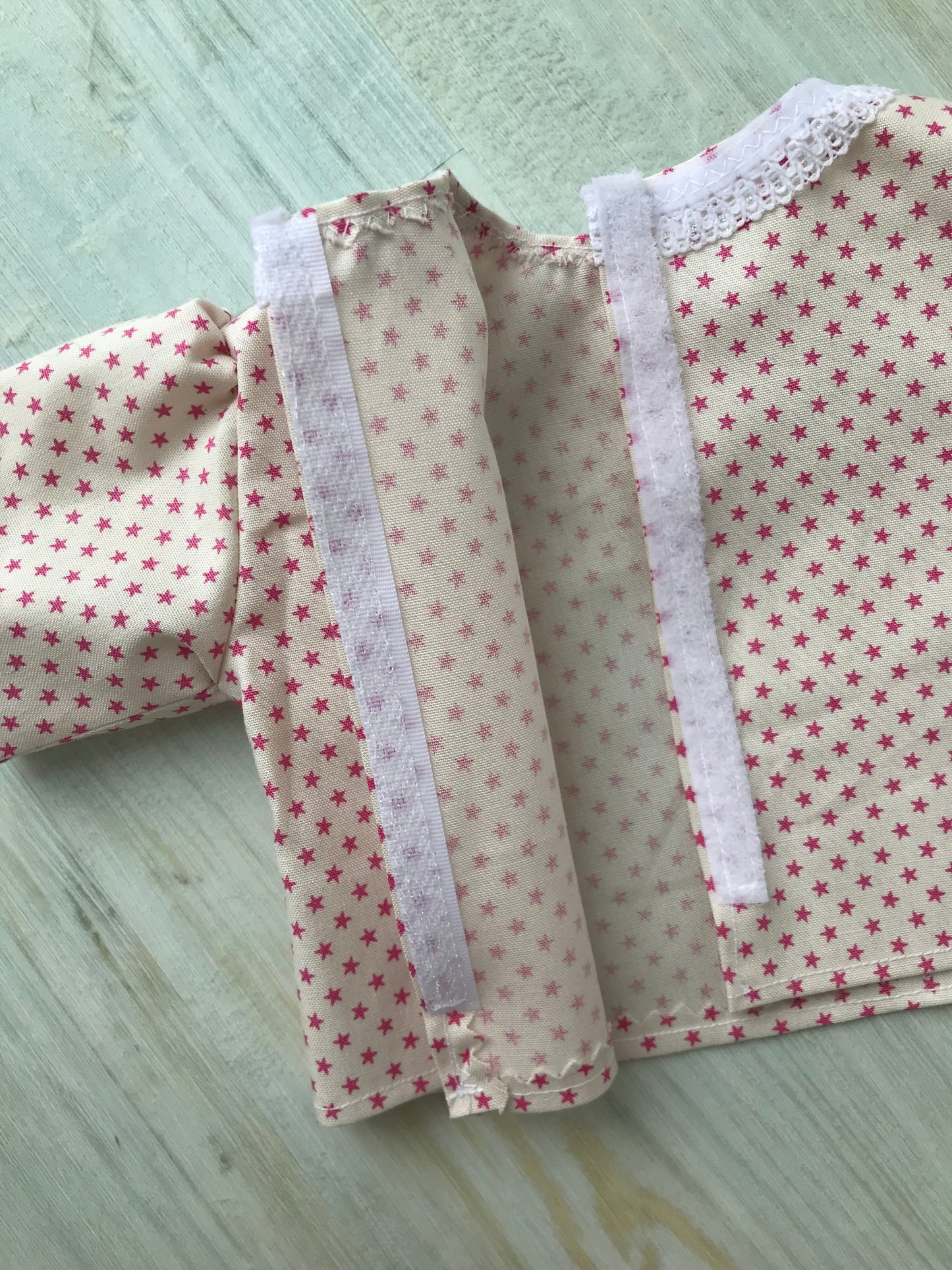 Dolls Blouse, Pinafore, and Skirt Set