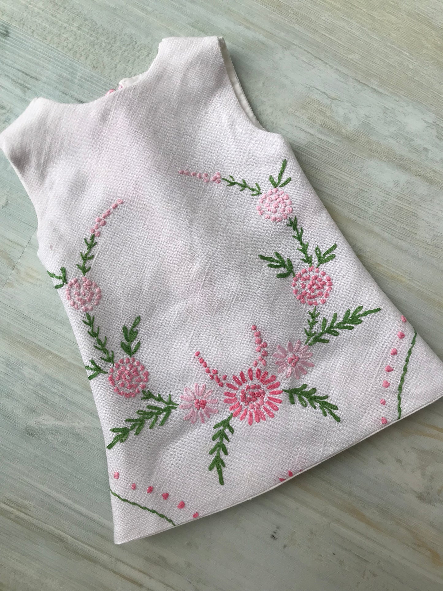 Dolls Blouse, Pinafore, and Skirt Set