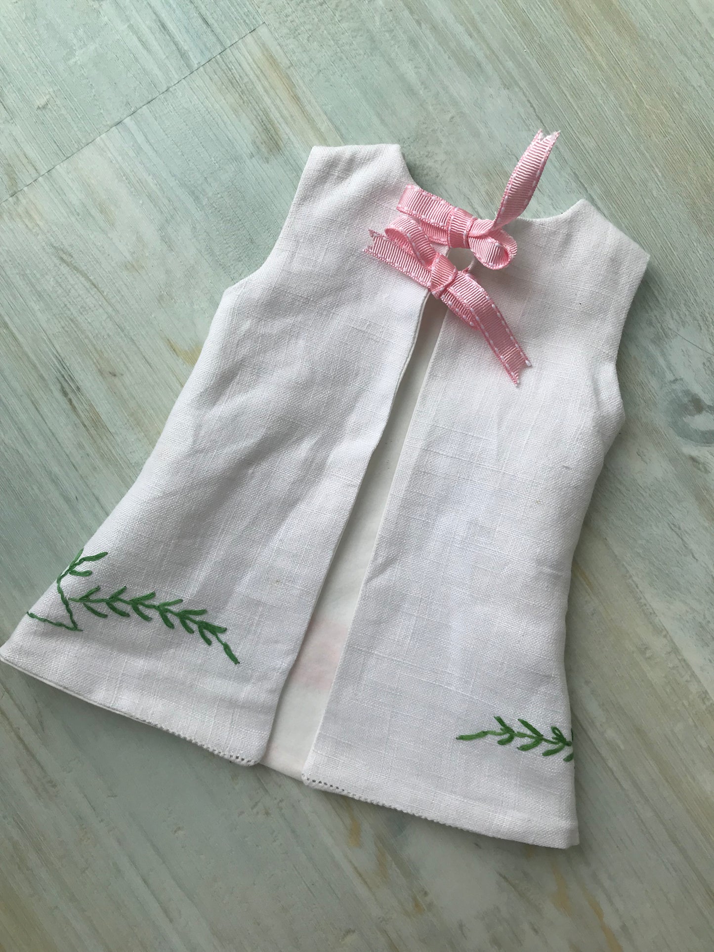 Dolls Blouse, Pinafore, and Skirt Set
