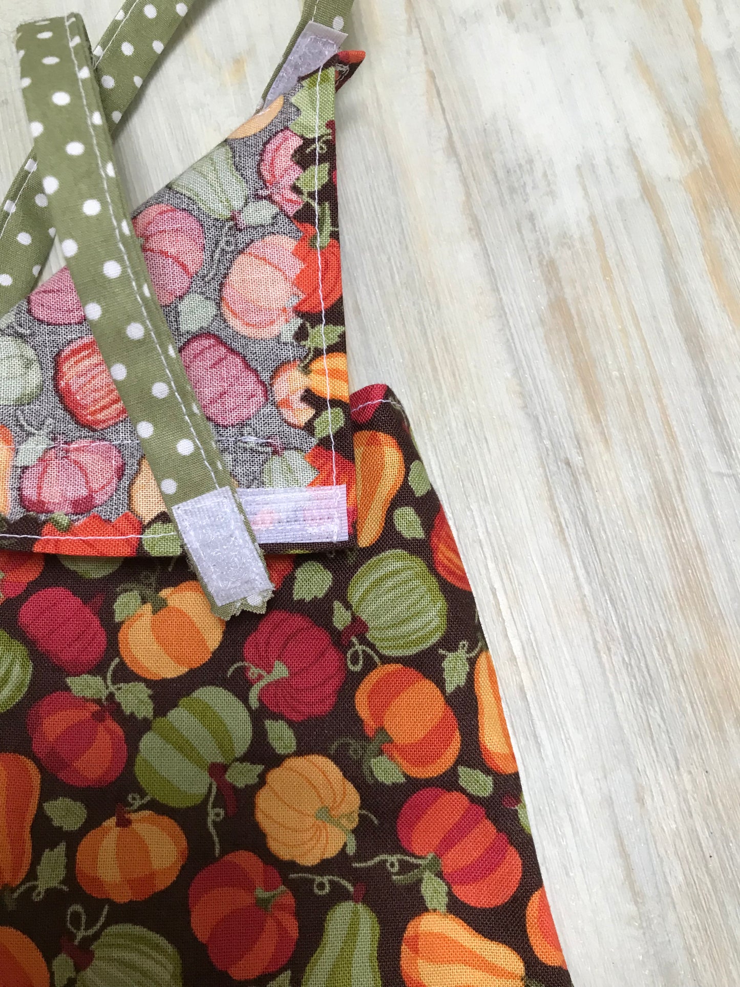 Dolls Pumpkin Dungarees and Blouse Set