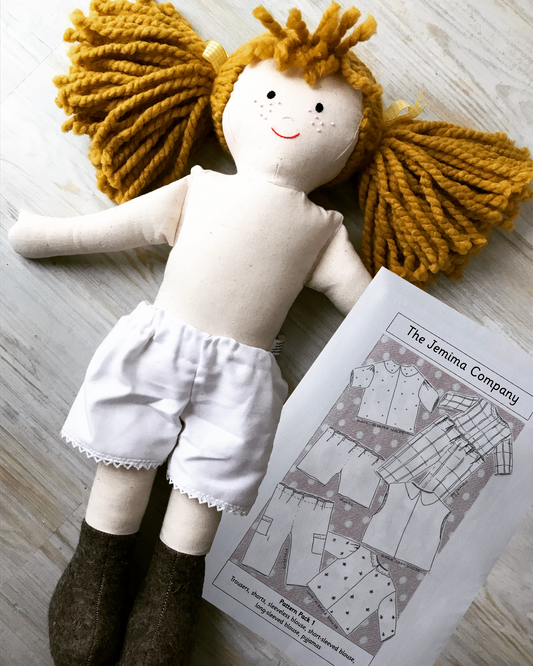 Undressed Dolls and Sewing Patterns - Alice, Plain Legs