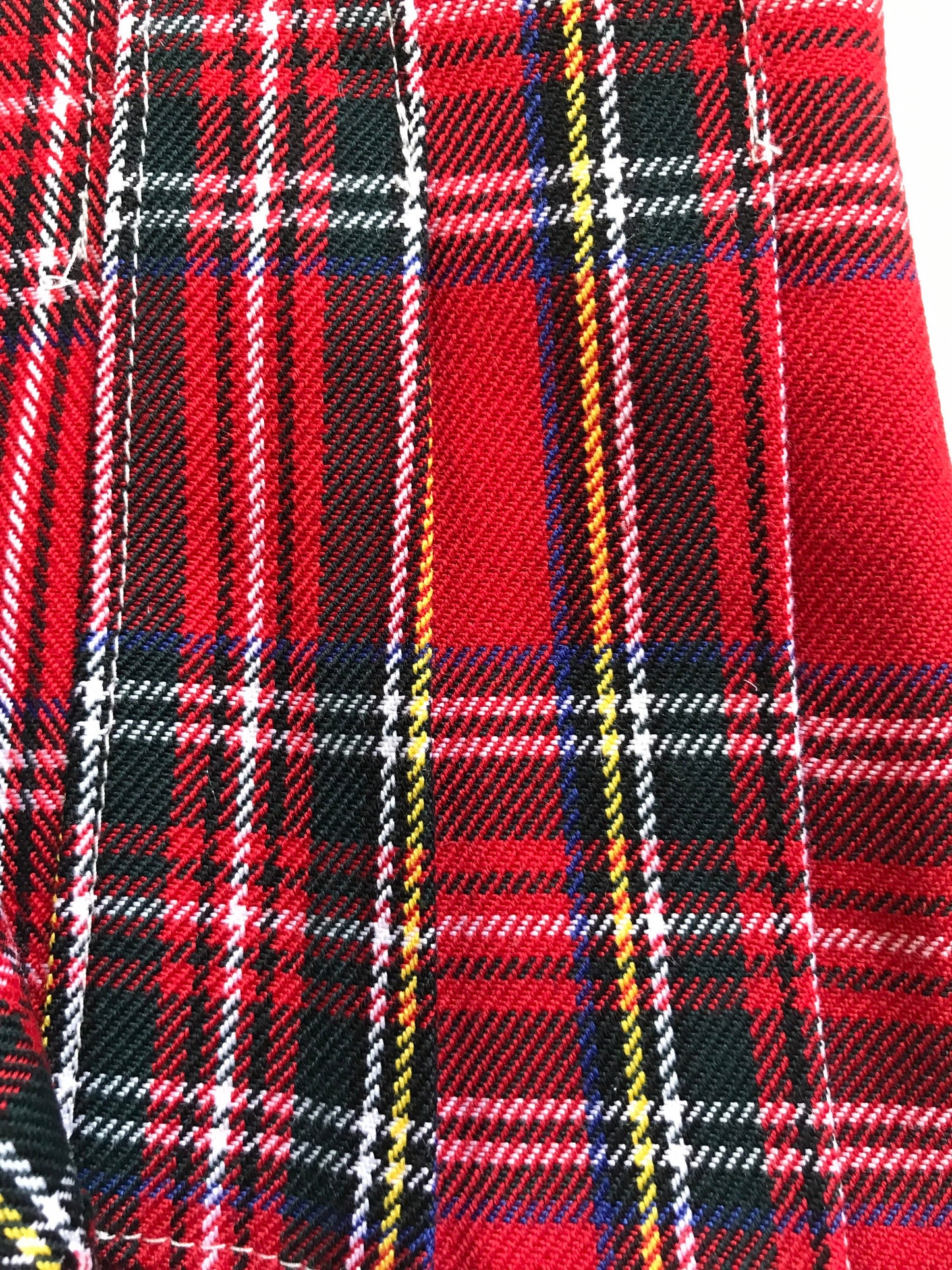 Doll Clothes Scottish Tartan Kilt and Cotton Blouse